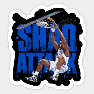 Shaq Attack Sticker